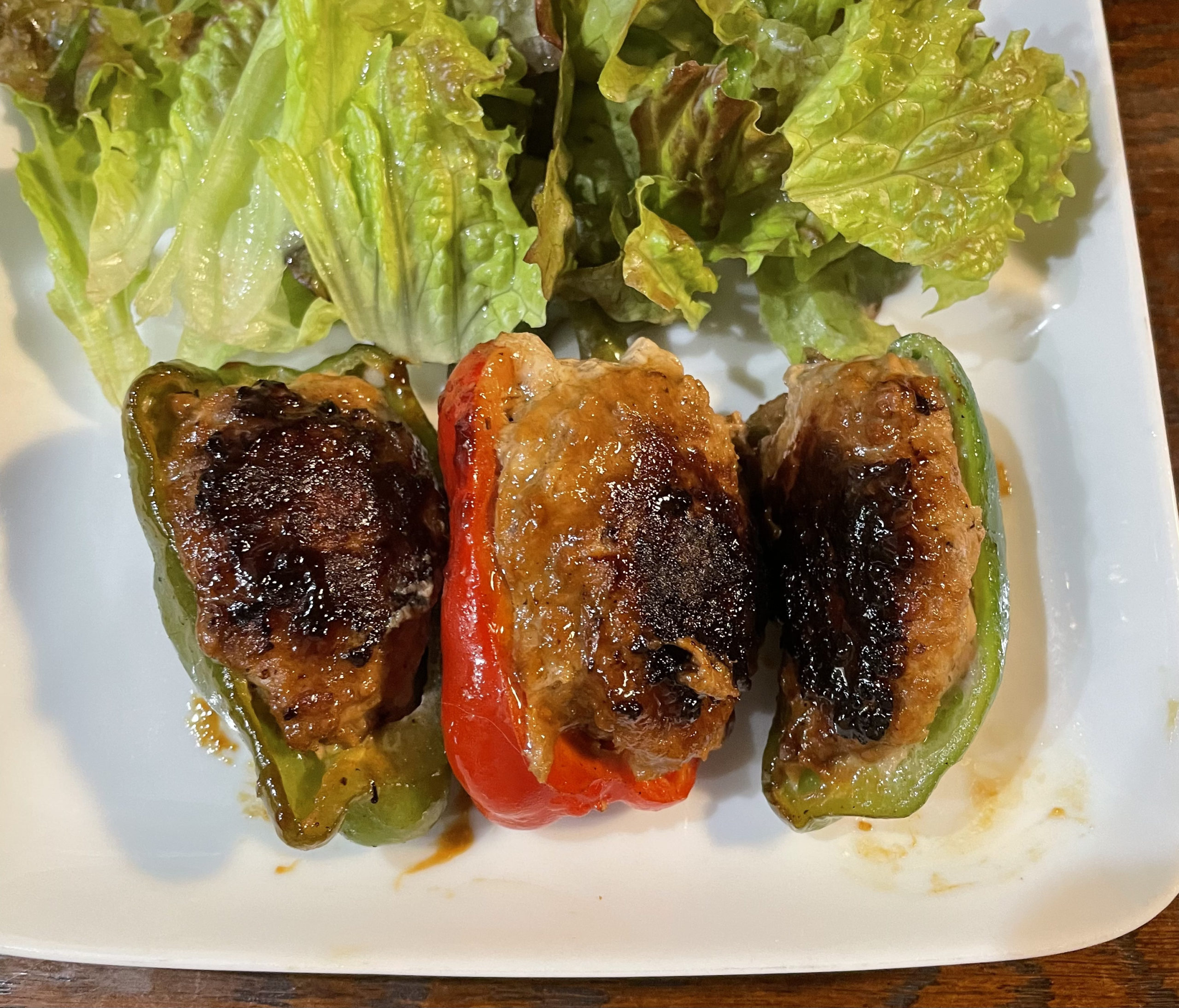 ピーマンの肉詰め